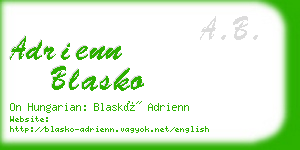 adrienn blasko business card